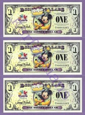 2009 T $1 MICKEY PLUTO DISNEY