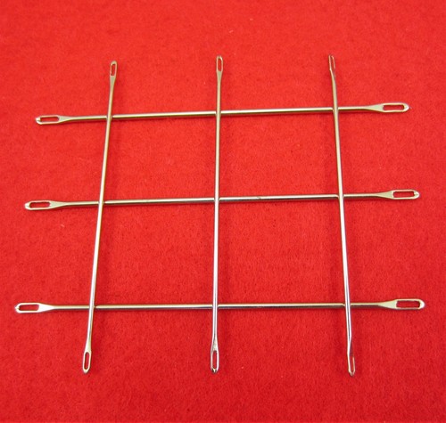 Set double eye needles - 3,