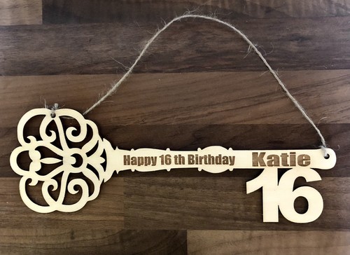Personalised wooden birthday - personalised,