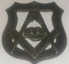 Silver Masonic Watch Fob / Pin