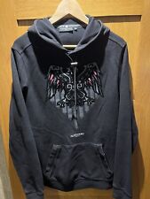 Mens Alessandro Zavetti Black Hoodie Size S Small 