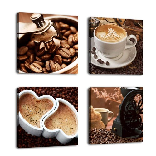 Kitchen canvas wall art coffee - kitchen,