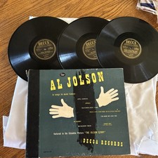 Al Jolson 78rpm Set Decca