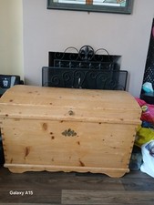 Antique Solid Wood Chest Trunk