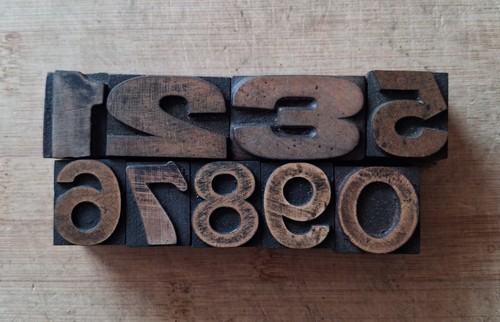 Vintage wooden letterpress - vintage,