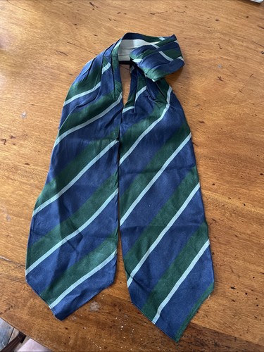 Cravat blue green regimental - green,