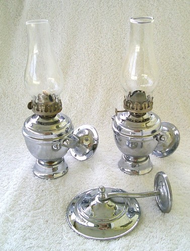 Vintage pair chrome - vintage, chrome-plated