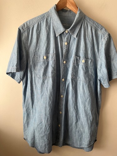 Gap shirt size blue - l, denim