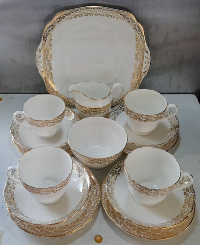 Adderley china cup saucer - 4, cup,