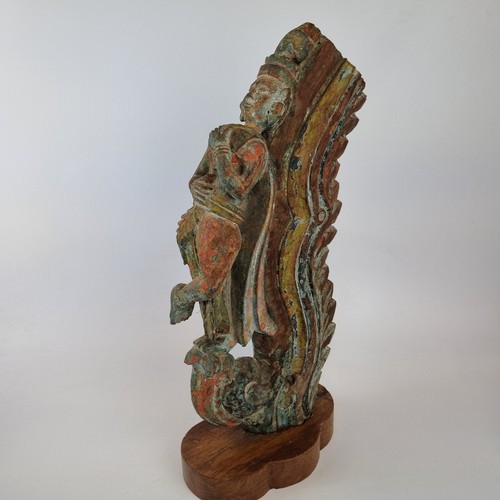 Vintage thai polychrome - vintage,