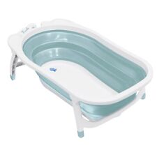 Babyway Foldable Baby Bath Blue, Heat-Sensitive Plug & Compact