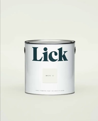 Lick white paint - paint, (matte)