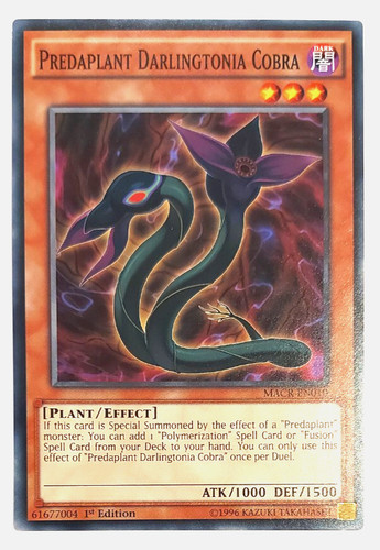 Yugioh predaplant darlingtonia - yugioh,