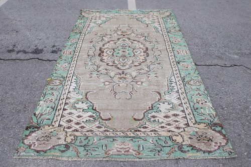 Turkish vintage rug 2x8 9 - turkish,