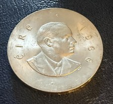 1966 Irish 10 Shillings Silver Coin 50th Anniversary 1916 Easter Rising