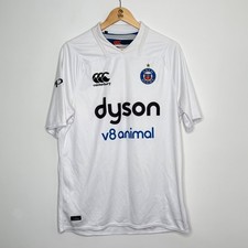 Bath 2017/18 Away Canterbury Rugby Shirt XL Mens White Dyson