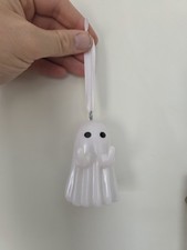 White Rude Ghost Halloween