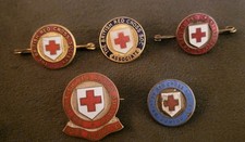 Vintage Red Cross enamel pin