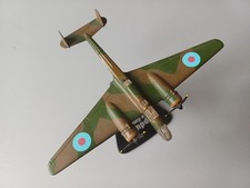 Atlas Editions Diecast 1:144 Handley Page Hampden RAF & Info Leaflet