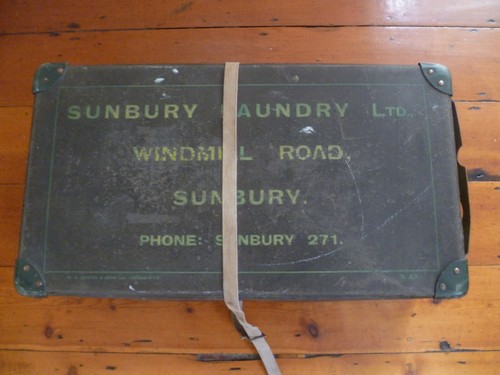 Vintage cardboard sunbury - cardboard,