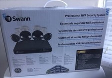 Swann Professional  NVR Security  System 8 Channels 4K 2TB - 4 Cameras