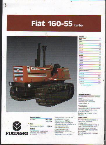 Fiat 160 turbo crawler - 160-55,