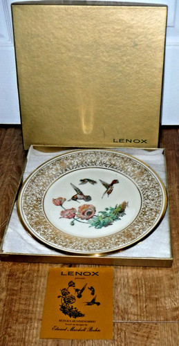Lenox boehm birds plate ltd - birds,