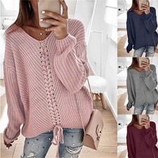 Long sleeved loose V-neck