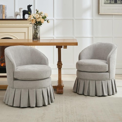 2pcs linen barrel - barrel, chair