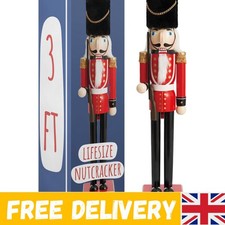 Stunning Extra Large Nutcracker Soldier – 90cm of Holiday Charm & Craftsmanship
