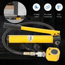 Hydraulic Ram Cylinder Jack with Hand Pump 10T Steel Lifting Manual Pump CP-180