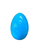 Giant Fillable Plastic Easter Egg Baby blue 14 Inch