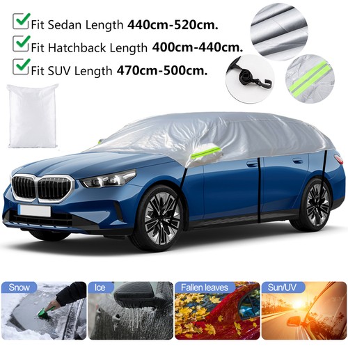 Half car cover sun - half,