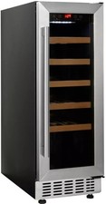 Dent Cookology Wine Cooler 20 Bottle Under Counter Fridge - S/Steel CWC300SS