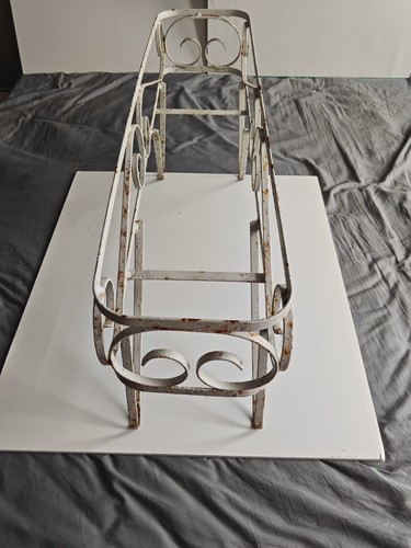 Vintage wrought iron planter - wrought,