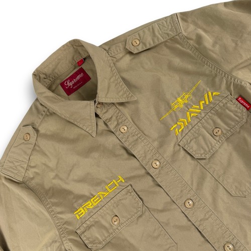 Supreme daiwa shirt men tan - shirt,