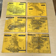 Vintage AA Route Maps x6