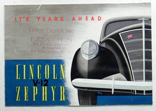 Lincoln zephyr 1937 - lincoln-zephyr, v-12