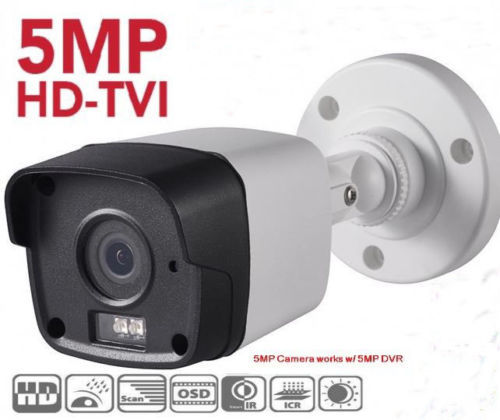 5mp tvi bullet camera - ir,