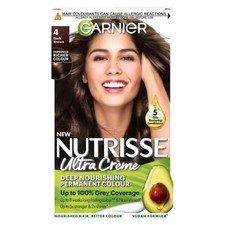 Garnier Nutrisse Creme Permanent Colour 4 Dark Brown