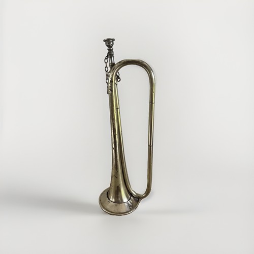 Military bugle 1945 vintage - bugle,