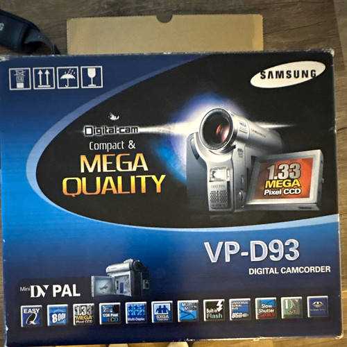 Samsung d93 minidv - vp-d93,