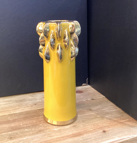 36cm tall yellow chunky gold - yellow, &