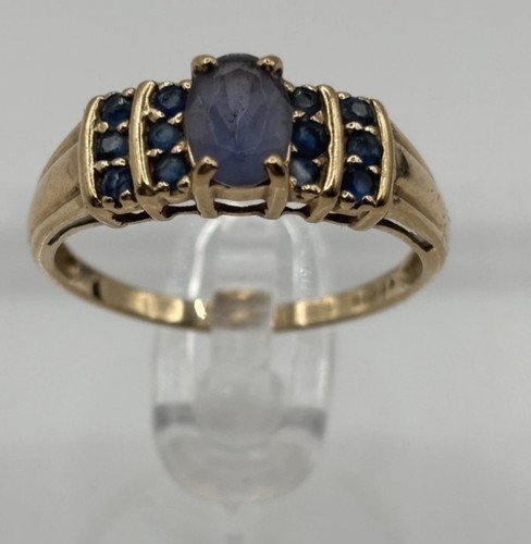 Gold ring with oval - k,