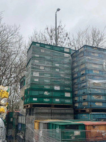 Assorted plastic storage