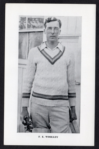 Postcard cricketer frank - postcard,