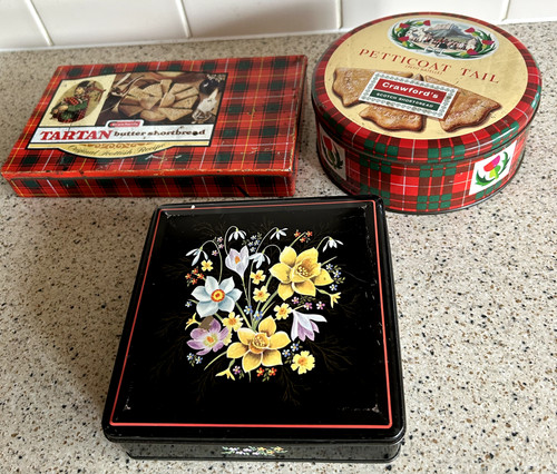 Old vintage tins - old,