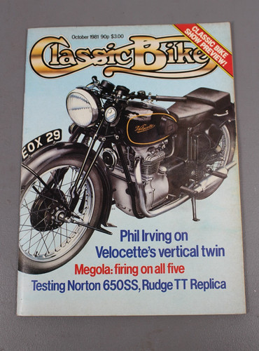 Classic bike oct 1981 650cc - oct,