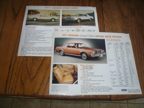 1977 ford granada sports - granada, coupe