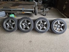 Genuine 16"X 8JJ  Nissan Skyline R32 GT-R BNR32 Alloys + Ar1 Tyres